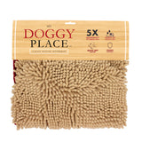 My Doggy Place Dog Towel - Super Absorbent Microfiber Towel with Hand Pockets - Dog Bathing Supplies - Quick Dry Shammy Towel - Washer and Dryer Safe - Oatmeal - 30 x 12.5 in