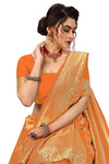 Nivah Fashion Women's Banarasi Art Silk Saree with Blouse Piece