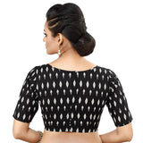 Madhu Fashion Women's Cotton Elbow Length Sleeve Readymade Blouse 32