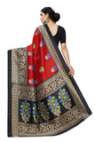 Tarshika Womens Art Silk Saree With Blouse Piece (PITTY_Free Size)
