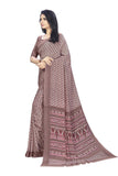 Vimla Women's Multicolor Crepe Silk Uniform Saree with Blouse
