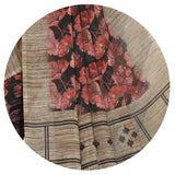 MIRCHI FASHION Women's Designer Chiffon Floral Prints Saree with Blouse Piece