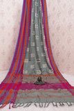GRECIILOOKS Women's Art Cotton Silk With Golden Border Printed Soft Silk Saree With Blouse Piece