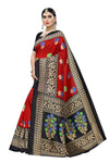 Tarshika Womens Art Silk Saree With Blouse Piece (PITTY_Free Size)