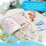 Sinceroduct Animal Stickers Assortment Set, 5 Sheets (1300+ Count), 8 Themes Collection for Kids, Children, Teacher, Parent, Grandparent, School 1300 1