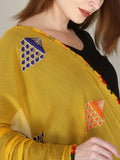 DIAMO Embroidered Chiffon Women's Dupatta