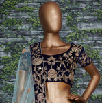 Zeel Clothing Women's Silk Semi-Stitched Lehenga Choli