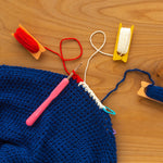 Boye Light and Medium Weight Yarn Bobbins for Knitting and Crochet, 2.625" Long, Warm Orange and Yellow 7 Piece Warm Orange and Yellow,