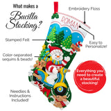 Bucilla Snowman with Presents Stocking Kit
