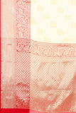 Enthone Women's Kanjiwaram Silk Woven Saree With Unstiched Blouse Piece(SZ-CRB6) Black