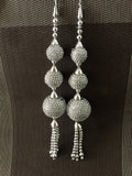 EERA FASHION ICING PRIVATE LIMITED Handmade, Ethnic Silver Latkan and Tassels Hanging for Blouse, Kurtis, Lehengas, Skirts and Sarees
