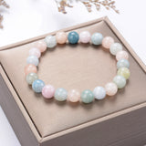 Cherry Tree Collection - Small, Medium, Large Sizes - Gemstone Beaded Bracelets For Women, Men, and Teens - 8mm Round Beads African Turquoise